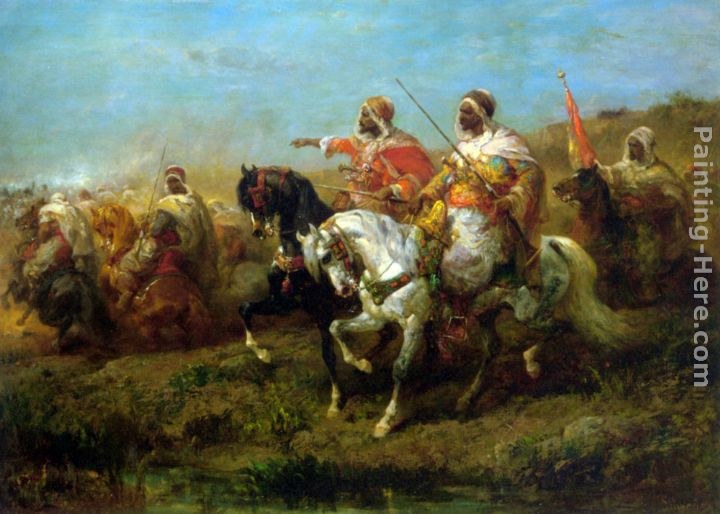 Adolf Schreyer The Skirmish